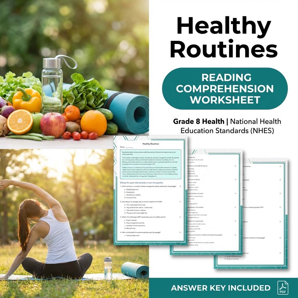 Grade 8 Health Worksheet Bundle – Body Systems, Wellness & Communication Strategies — included worksheet 15