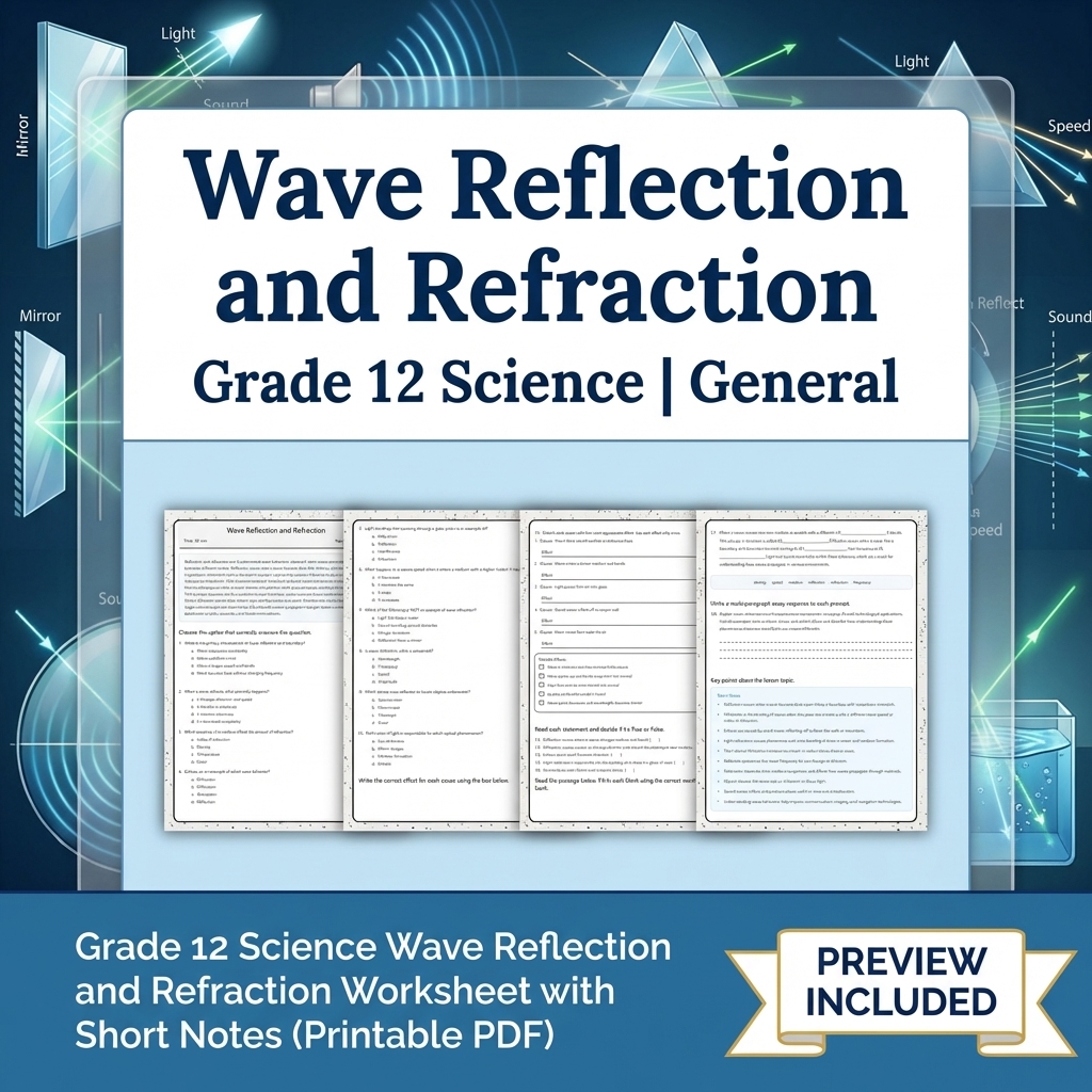 Grade 12 Evidence-Based Scientific Modeling Science Full-Year Bundle: General — included worksheet 17