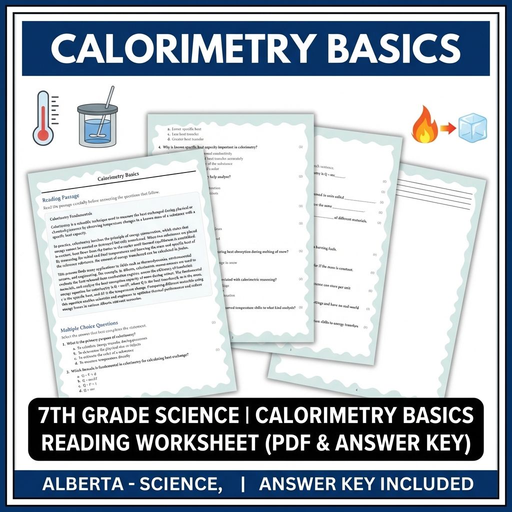Grade 7 Science Worksheet Pack | Energy, Matter & Ecosystem Concepts — included worksheet 28