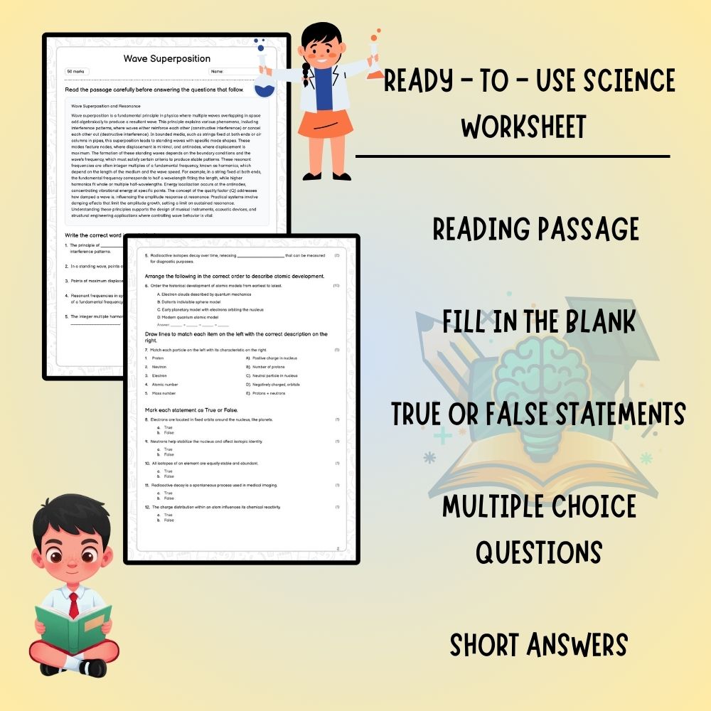 Grade 11 Science worksheet worksheet — Grade 11 Science – Wave Superposition Worksheet (PDF) | Ontario Standards — page 2