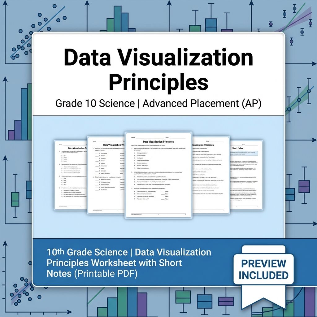 Grade 10 Science Unit | Data Analysis, Modelling  Worksheet Pack — included worksheet 4