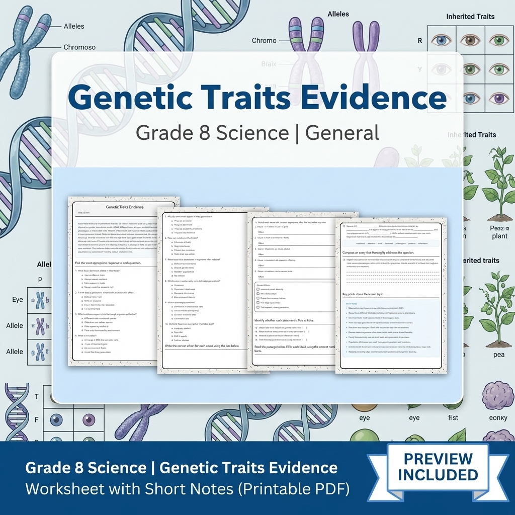 Grade 8 Science Data, Models & CER Full-Year Bundle: General Framework — included worksheet 19
