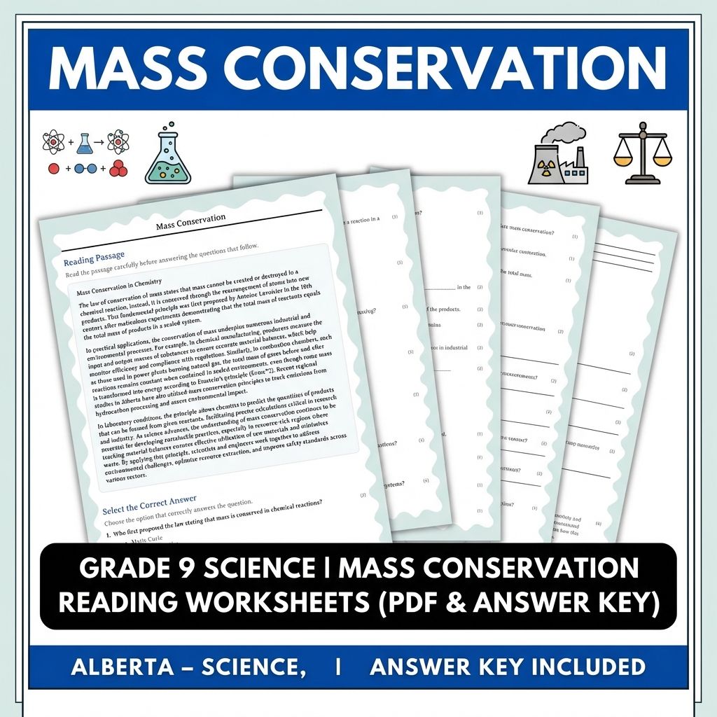 Grade 9 Science | Physics, Biology & Chemistry Mastery (Answer Key Included) — included worksheet 23