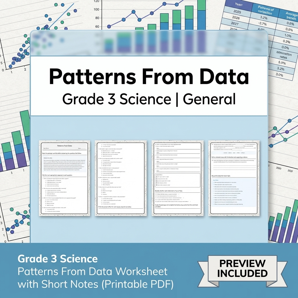 Grade 3 Science Full Year Bundle | Comprehensive Curriculum Resources — included worksheet 17