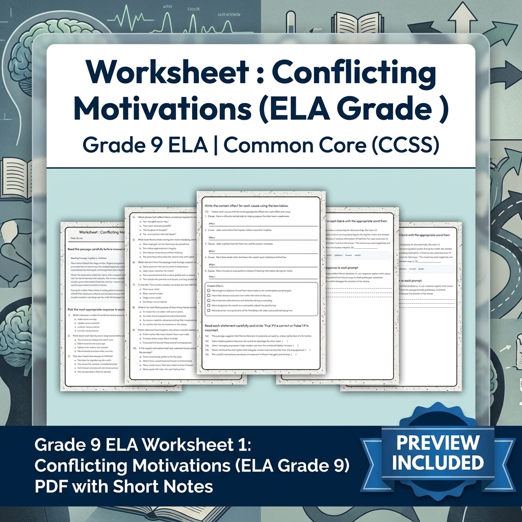 Grade 9 ELA Text Evidence, Argument, and Language Full-Year Bundle CCSS — included worksheet 16