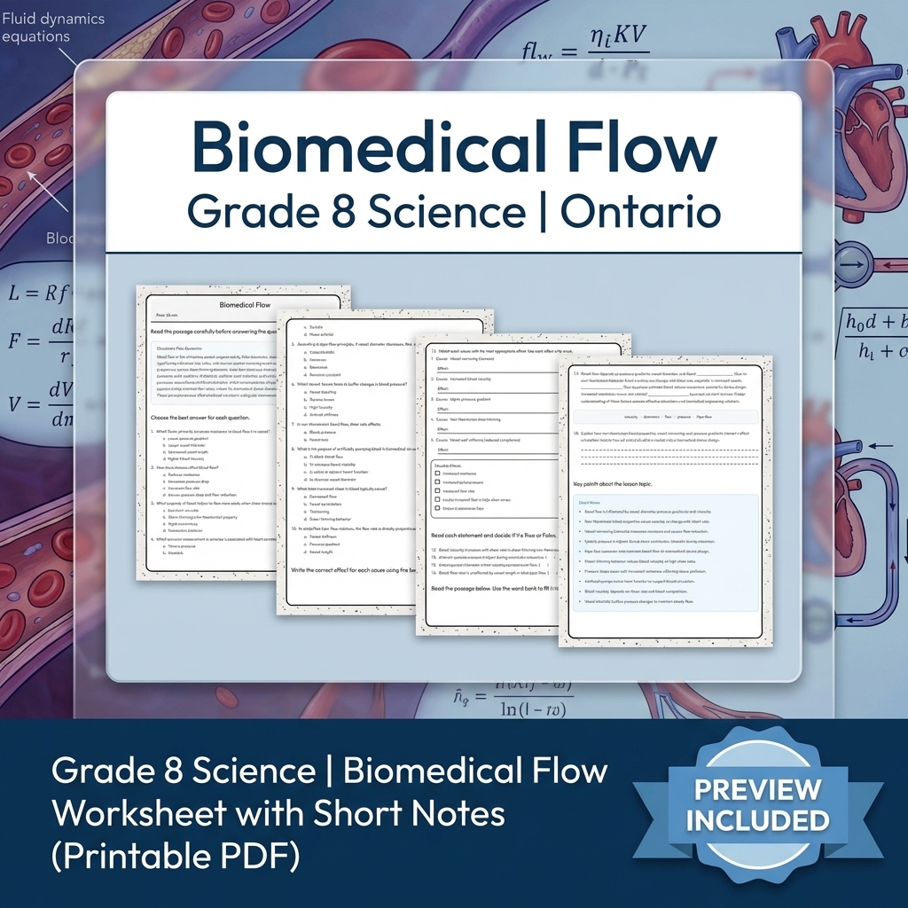 Grade 8 Science Full Year Bundle | Water Systems & Hydrostatics Curriculum — included worksheet 21
