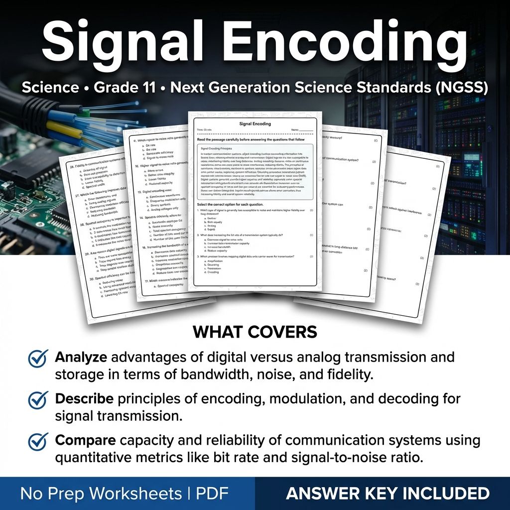 Grade 11 Science Worksheet Bundle|Cellular Processes,Chemistry,& Physics Support — included worksheet 26