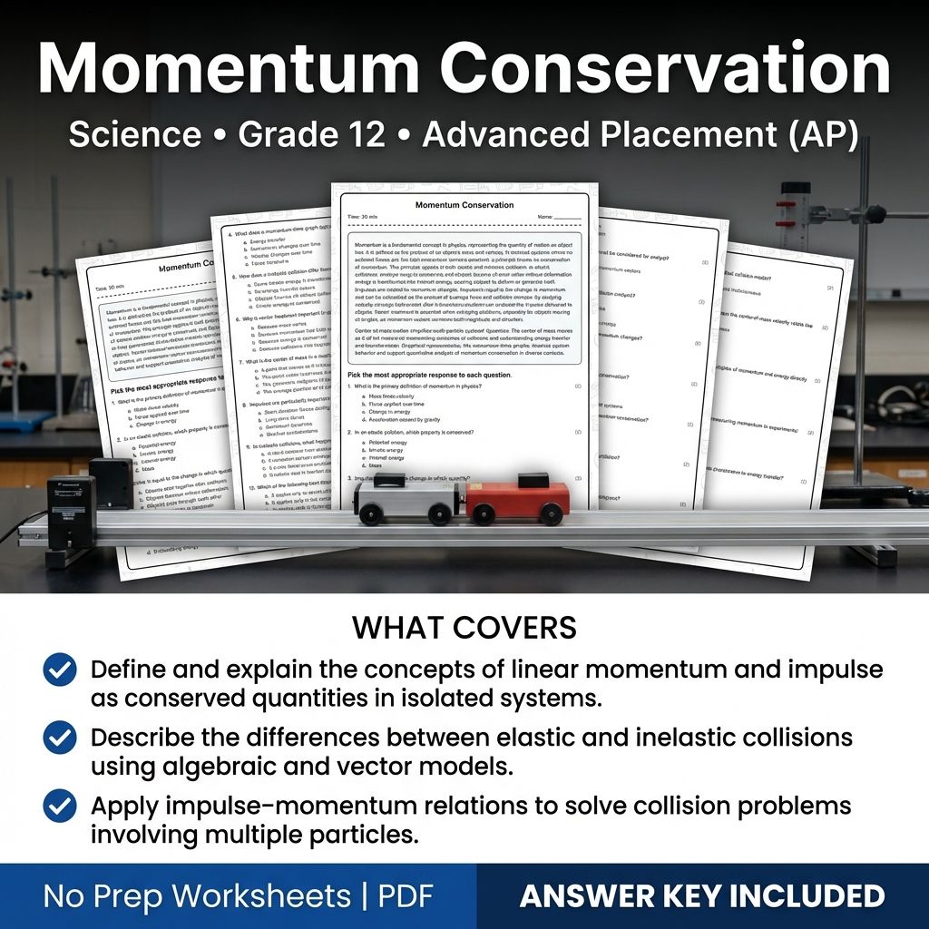 Grade 12 Science Worksheet Bundle | Advanced Concepts & Essential Topics — included worksheet 25