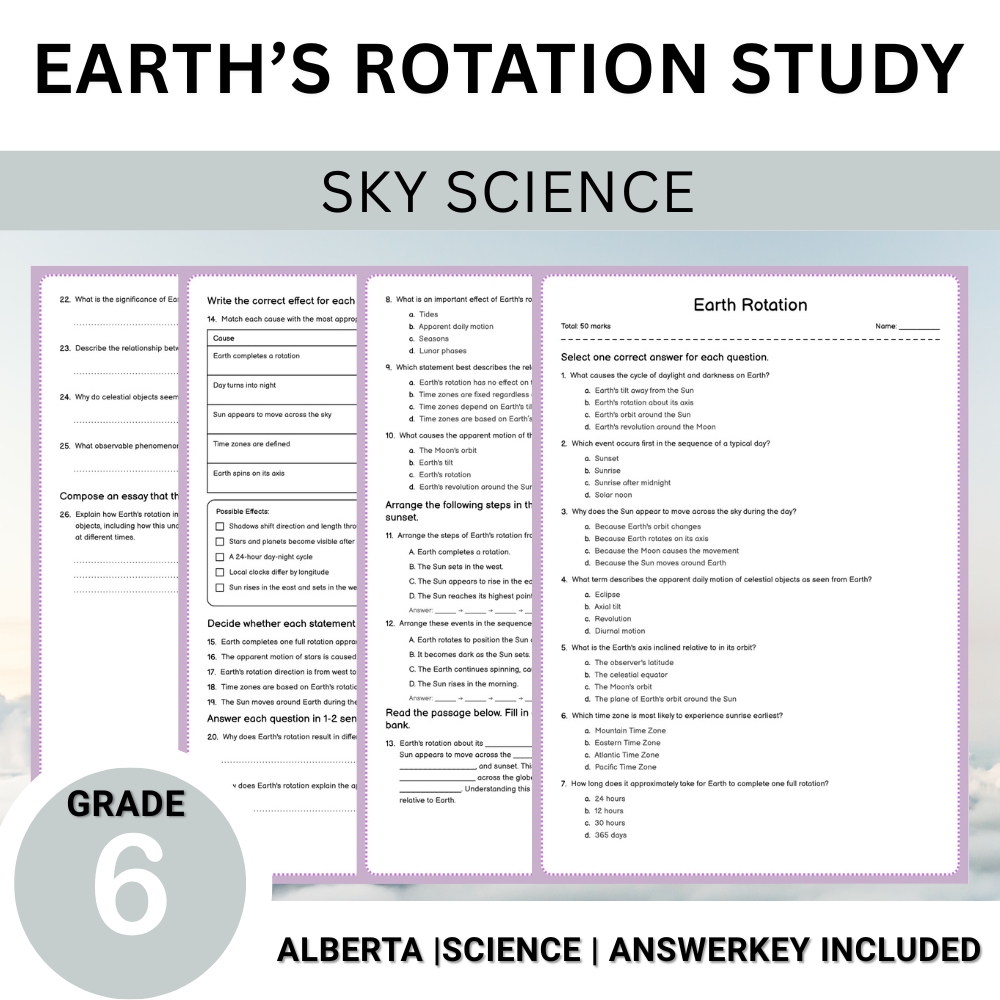 Grade 6 Science Worksheet Bundle – Comprehensive Assessment & Practice Pack — included worksheet 27