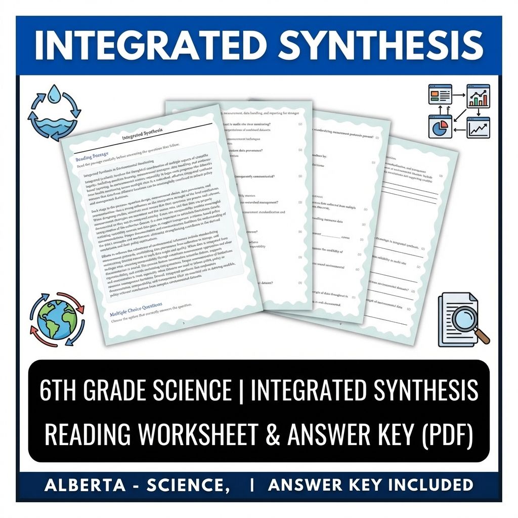 Grade 6 Science Bundle – Data Analysis, Scientific Inquiry & Measurement Skills — included worksheet 5
