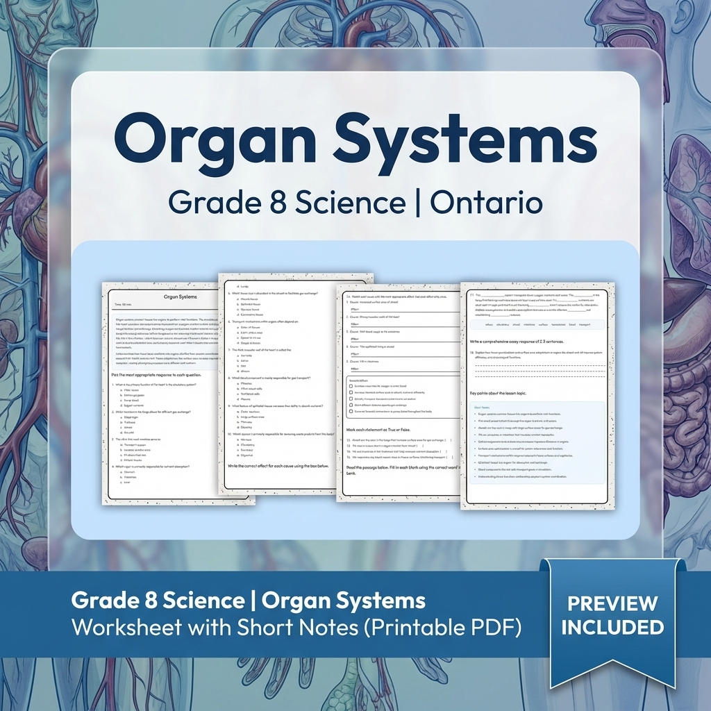 Grade 8 Science Full Year Bundle | Water Systems & Hydrostatics Curriculum — included worksheet 22