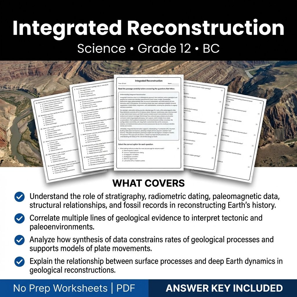 Grade 12 Science Worksheet | Integrated Reconstruction Practice & Assessment