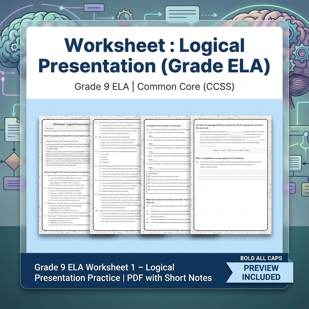 Grade 9 Speaker Reasoning & Source Integration ELA Lesson Bundle | CCSS — included worksheet 2