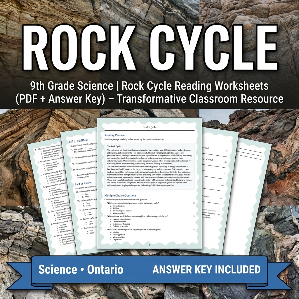Grade 9 Science Bundle – Comprehensive NGSS-aligned Activities & Answer Keys — included worksheet 30