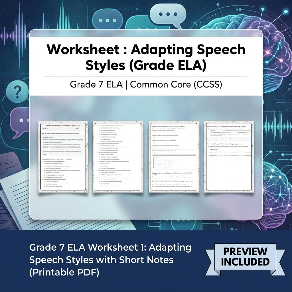 Grade 7 Writing Routinely ELA Full-Year Bundle – Common Core (CCSS) — included worksheet 13