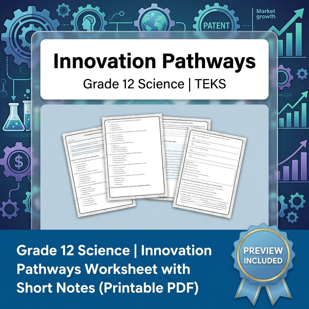 Grade 12 Science Workbook Bundle – Environmental, Genetics, Space & More — included worksheet 29