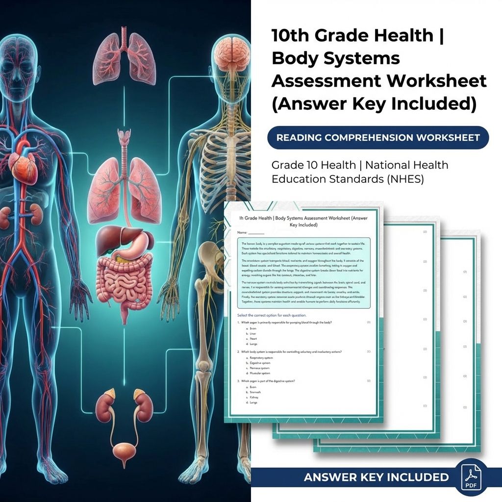 Grade 10 Health | Functional Health Concepts Unit & Worksheet Bundle  — included worksheet 4
