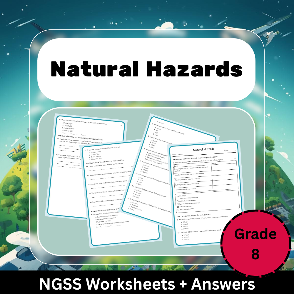 Grade 8 Science Unit | Climate & Environment NGSS Worksheets & Resources — included worksheet 3