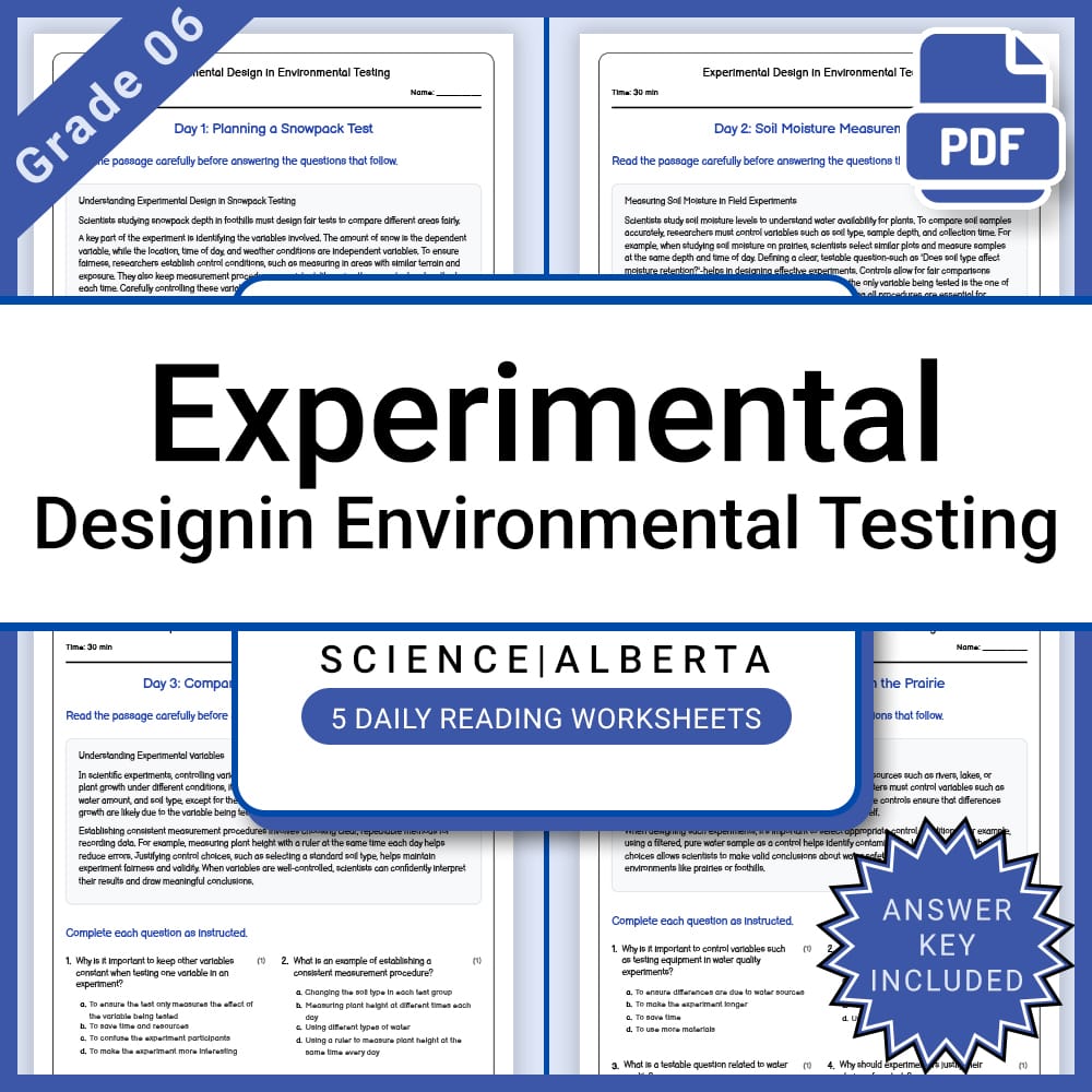 Grade 6 Science Full Year Bundle | Weather, Ecosystems, Flight & Space — included worksheet 24