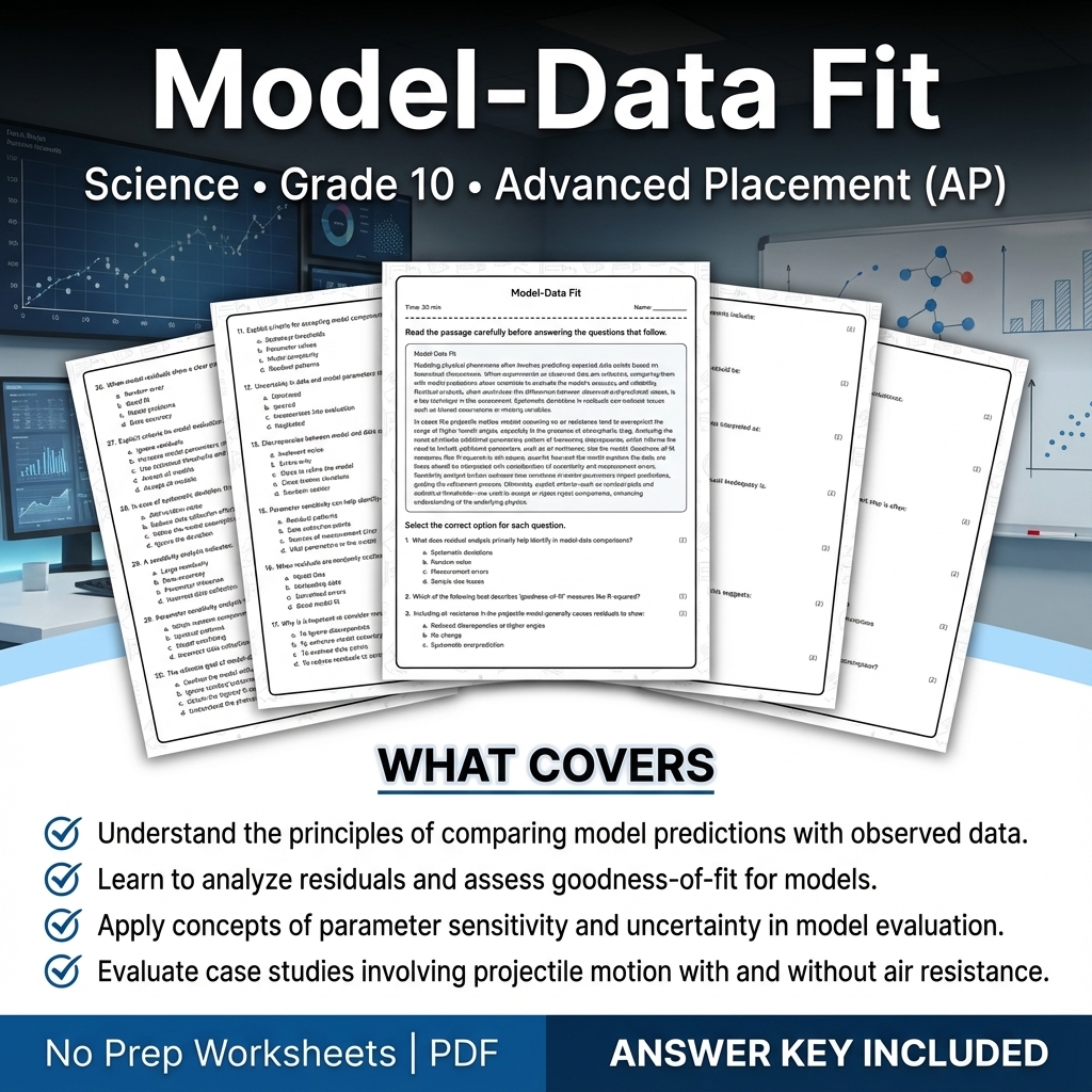 Grade 10 Science Worksheet Bundle – Physics, Biology & Earth Science PDF — included worksheet 36