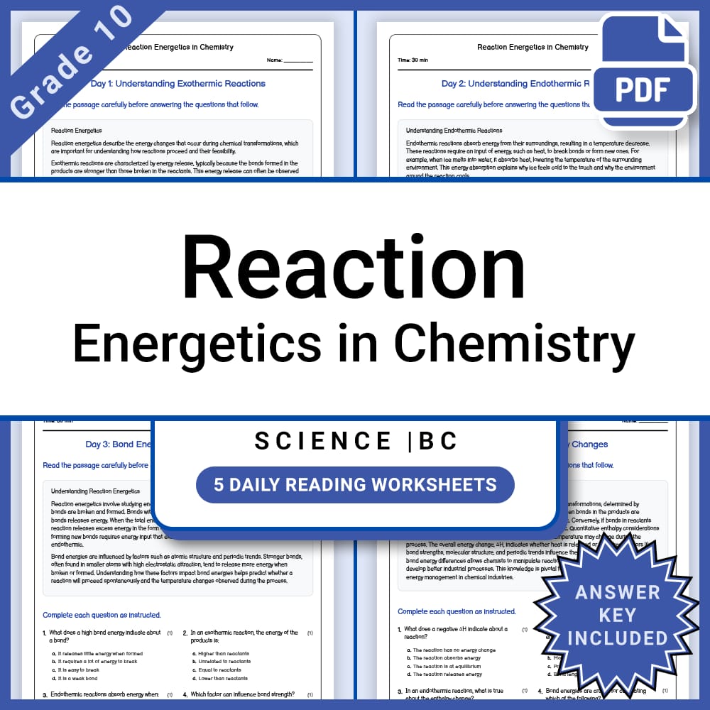 Grade 10 Science Full Year Curriculum Bundle | Physics, Genetics & Core Concepts — included worksheet 28