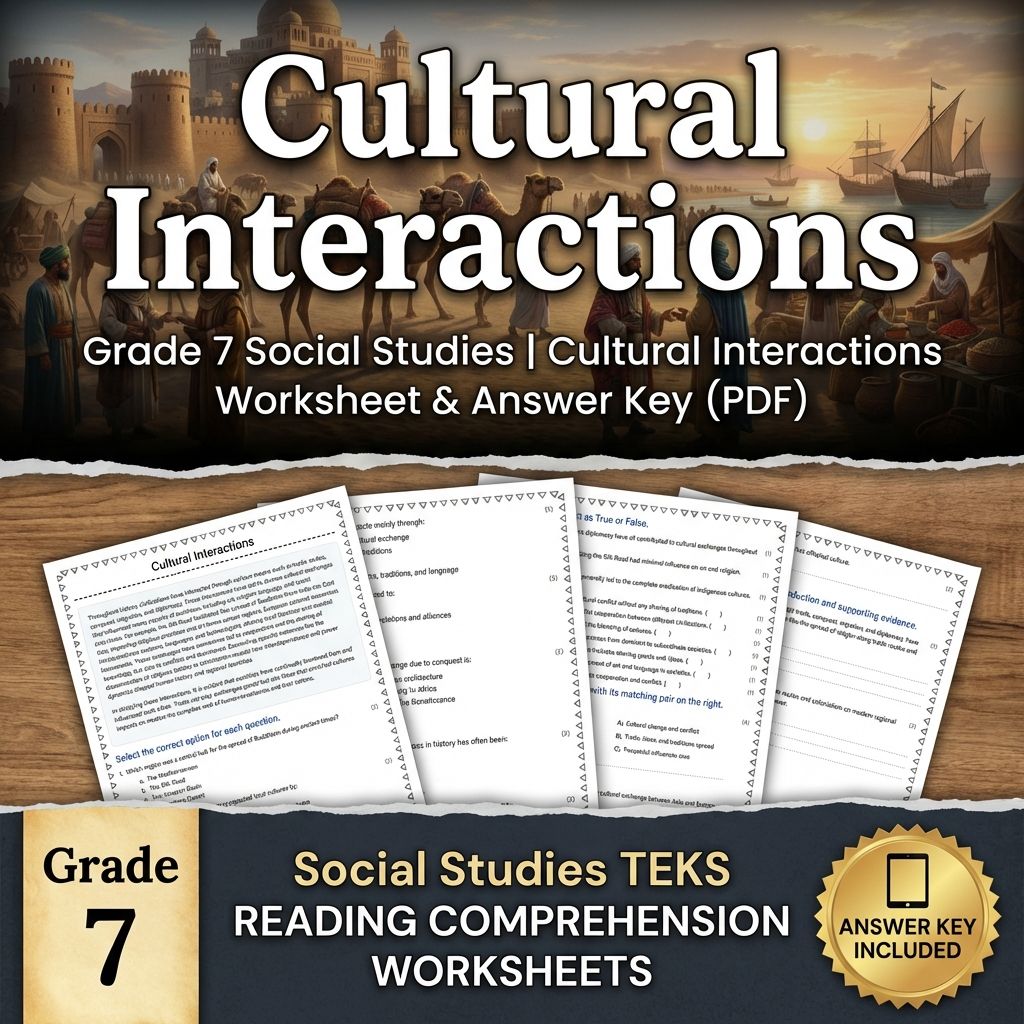 Grade 7 Social Studies Bundle | Reformation, Renaissance & Global Trade — included worksheet 15