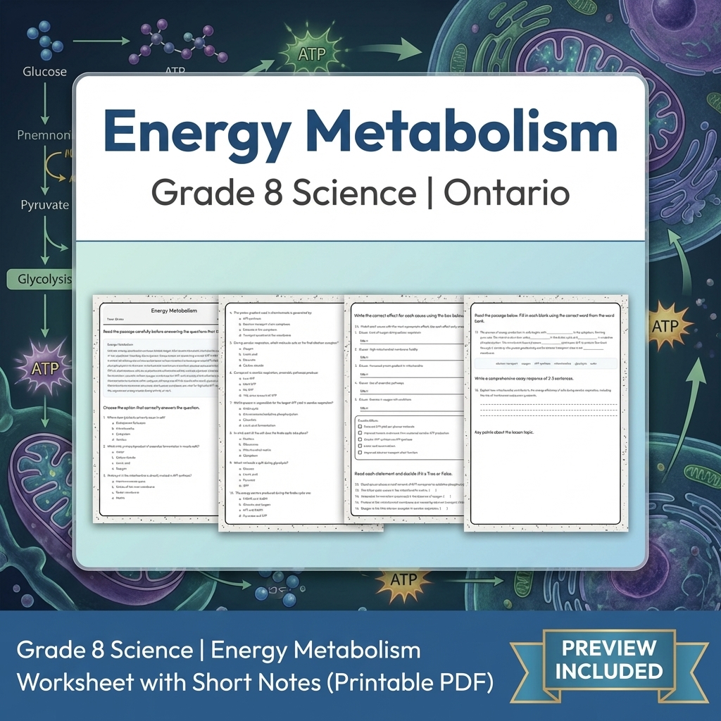 Grade 8 Science Full Year Bundle | Water Systems & Hydrostatics Curriculum — included worksheet 26