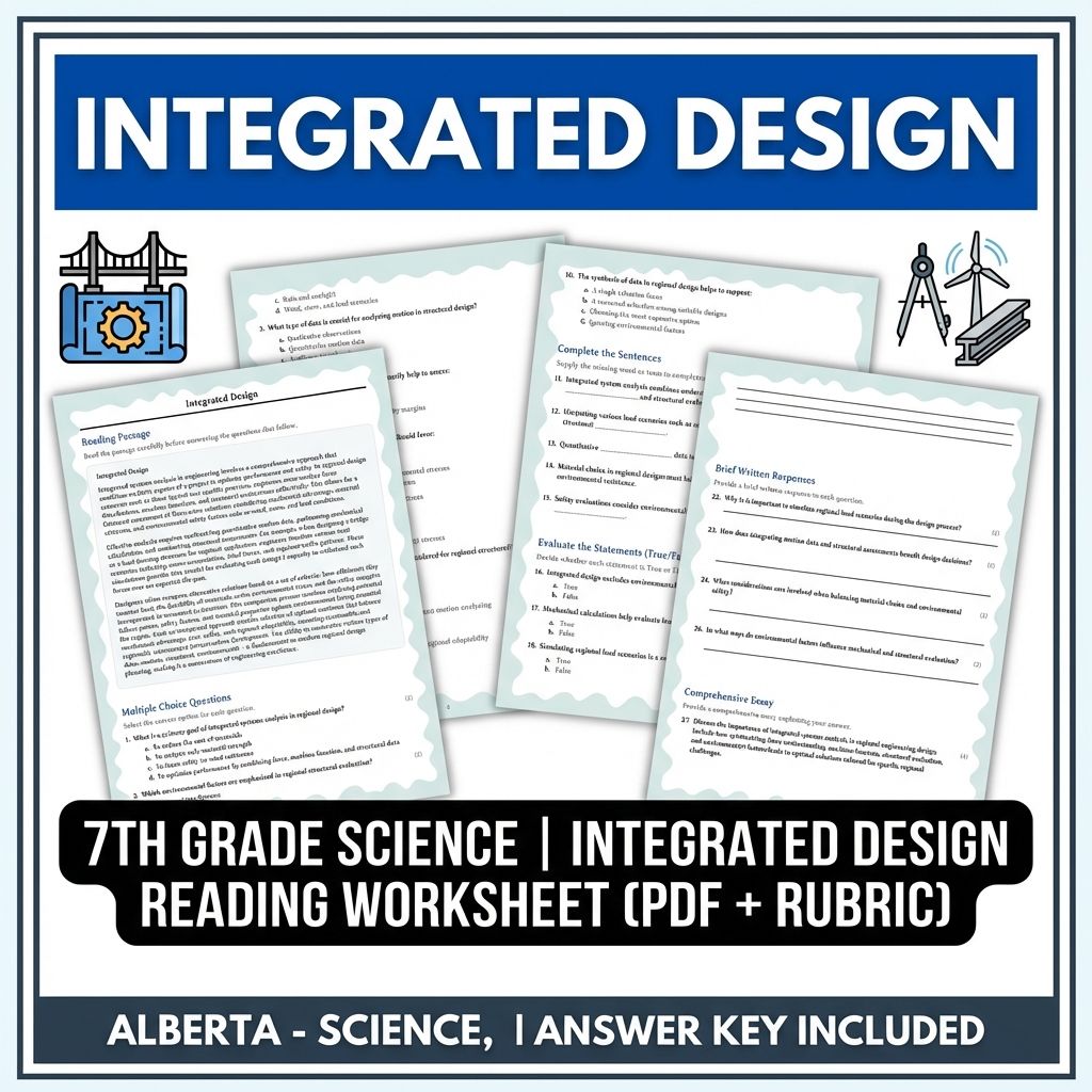 Grade 7 Science Worksheet Pack | Energy, Matter & Ecosystem Concepts — included worksheet 33