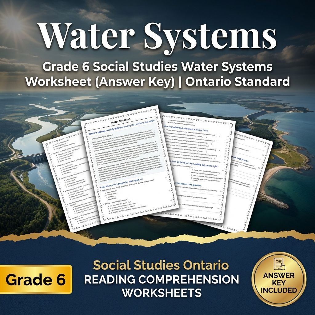 Grade 6 Social Studies Unit Bundle | Canadian Resources, Climate & Environment — included worksheet 6