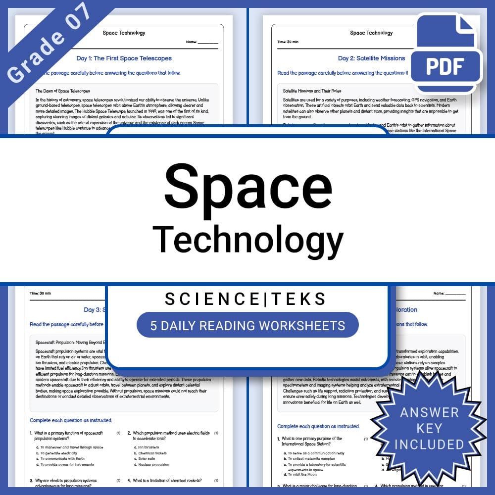 Grade 7 Science Lesson Group – TEKS Aligned & Concept-Focused Lesson Bundle — included worksheet 4