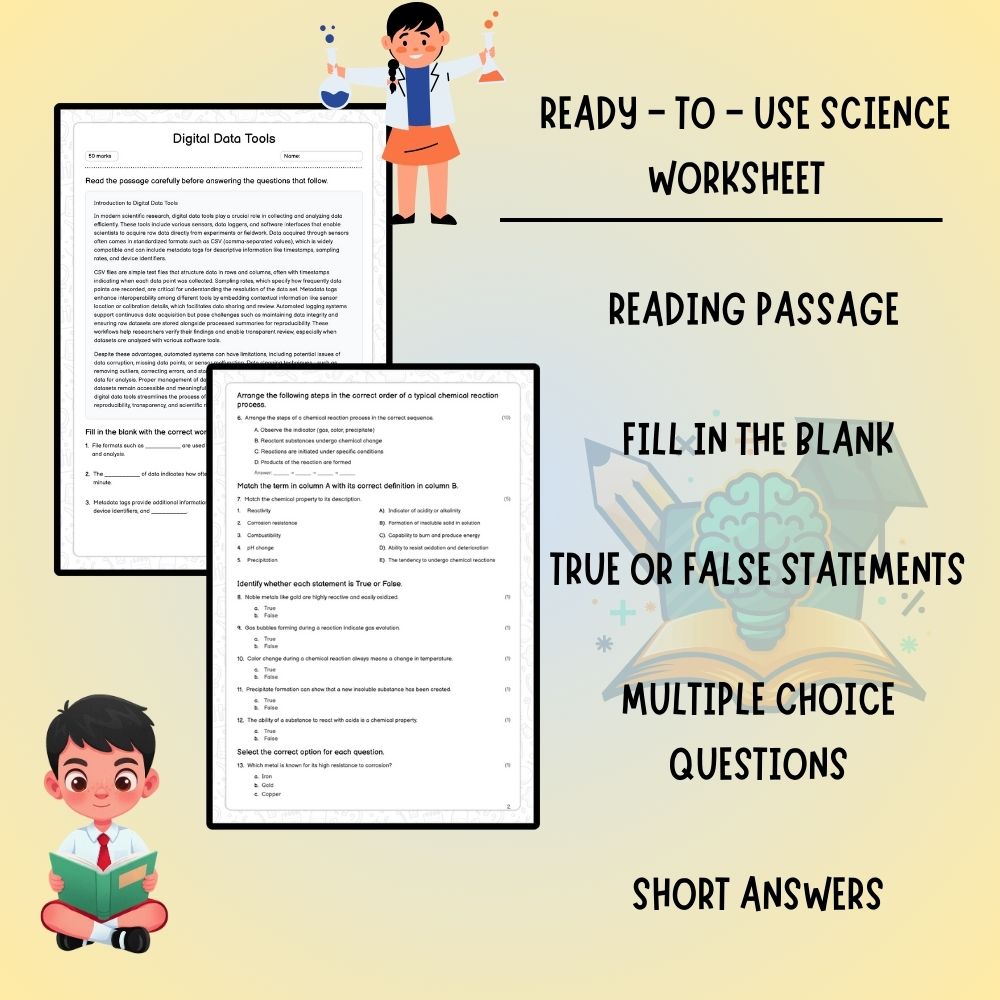 Grade 7 Science worksheet worksheet — Grade 7 Science Workshop | Digital Data Tools – Master Data Management (PDF ) — page 2