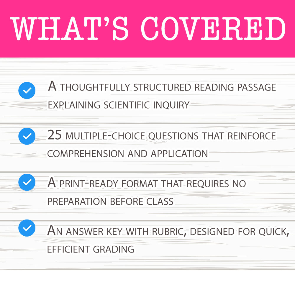 Grade 6 Science worksheet worksheet — Grade 6 Science – Scientific Methods Worksheet for Mastering Inquiry Skills — page 2