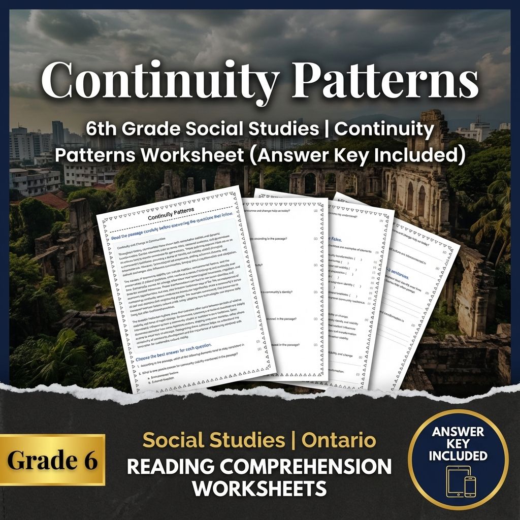 Grade 6 Social Studies Bundle | Geography, Resources & Cultural Perspectives — included worksheet 16
