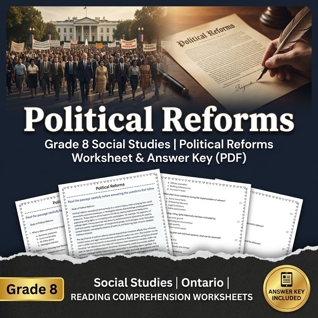 Grade 8 Social Studies Bundle | Critical Thinking & Key Concepts — included worksheet 16