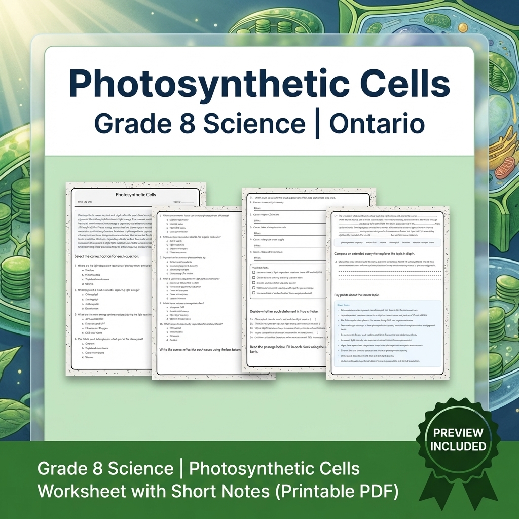 Grade 8 Science Full Year Bundle | Water Systems & Hydrostatics Curriculum — included worksheet 28