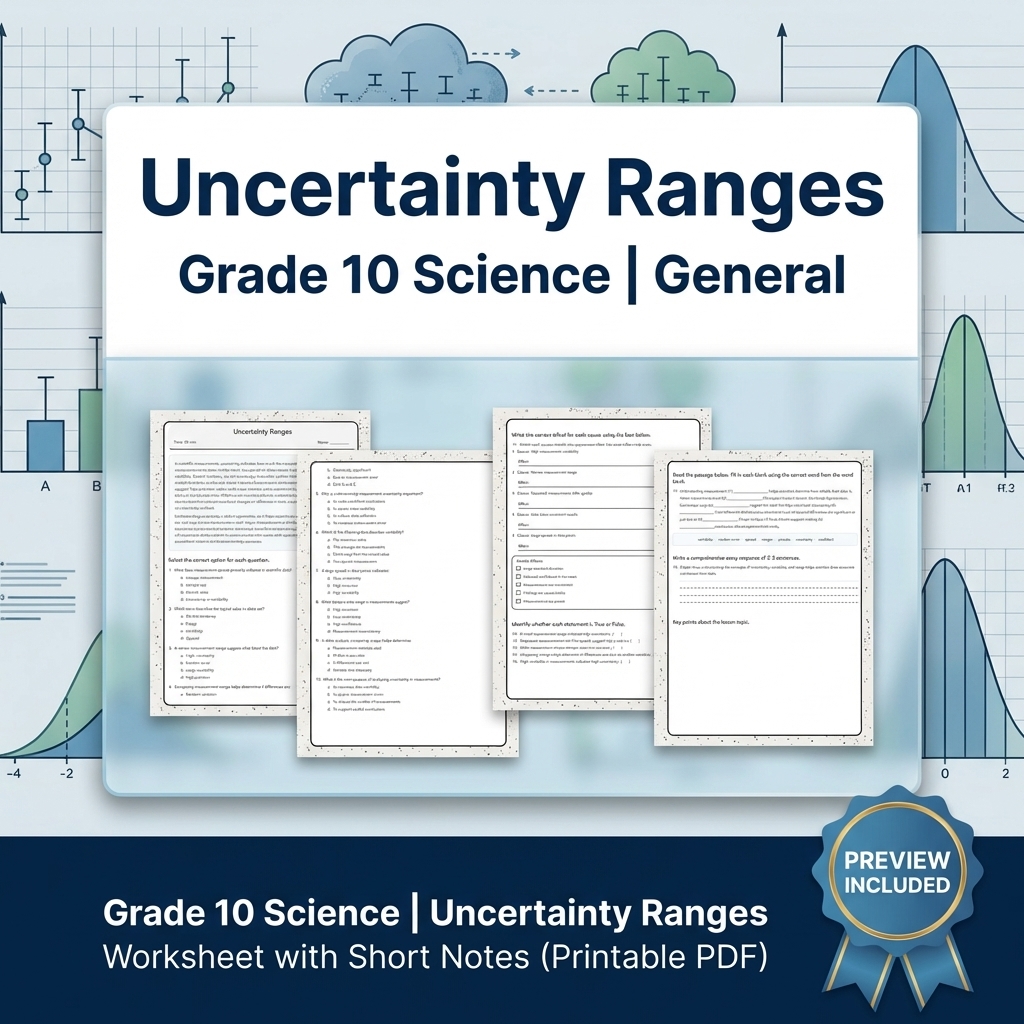 Grade 10 Science Modeling & Evidence Reasoning Full-Year Bundle | General — included worksheet 23