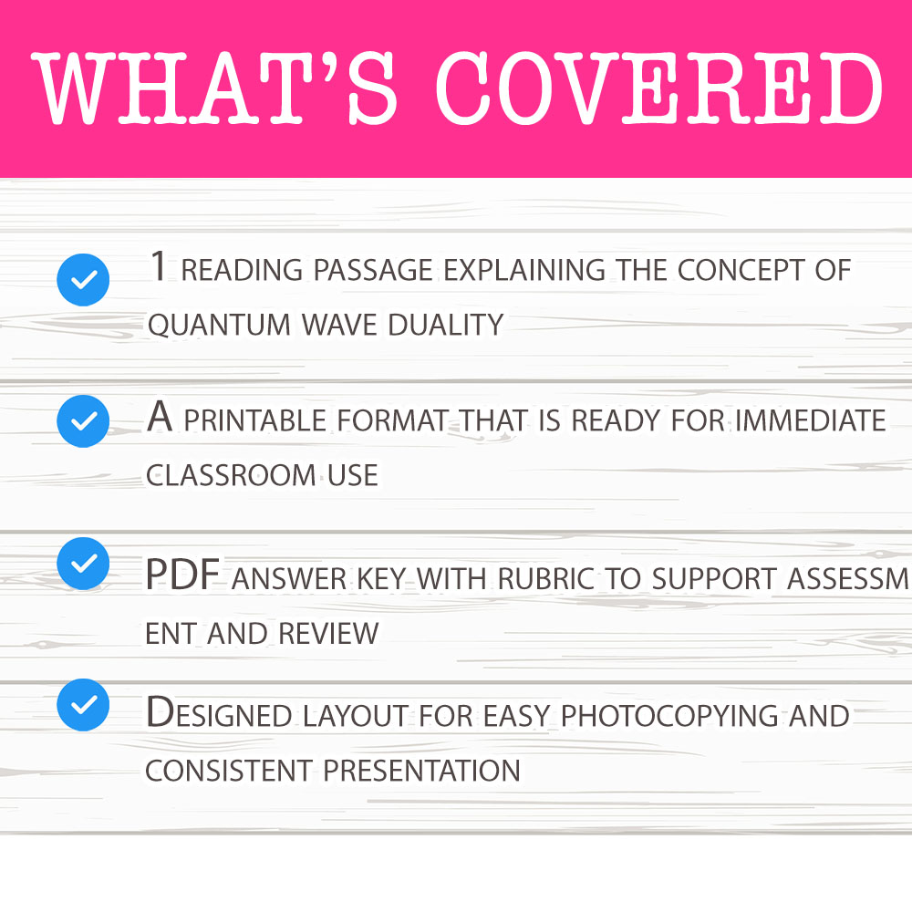 Grade 12 Science worksheet mcq paper worksheet — Grade 12 Science — Worksheet MCQ Paper for Mastering Quantum Wave Duality…