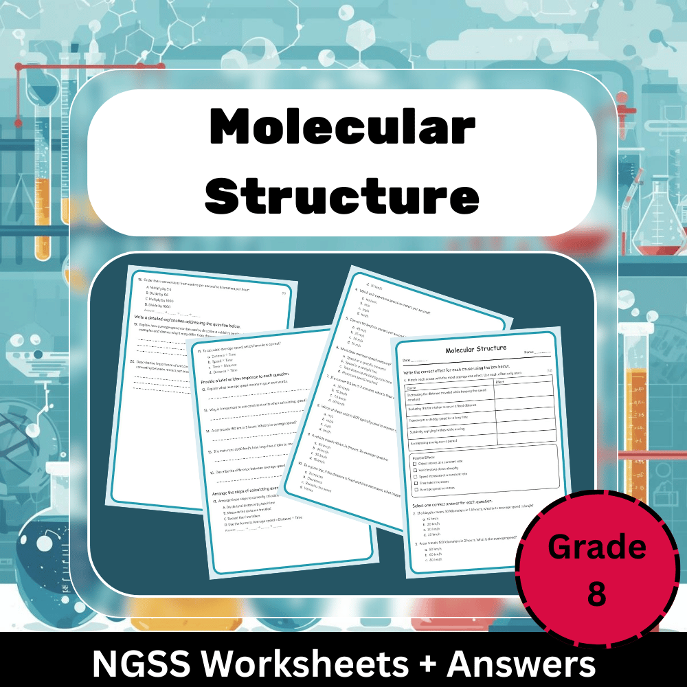 Grade 8 Science Worksheet Bundle | Cells, Climate, Evolution & Energy NGSS — included worksheet 24