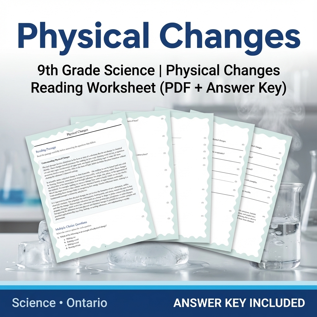 Grade 9 Science Bundle – Comprehensive NGSS-aligned Activities & Answer Keys — included worksheet 33