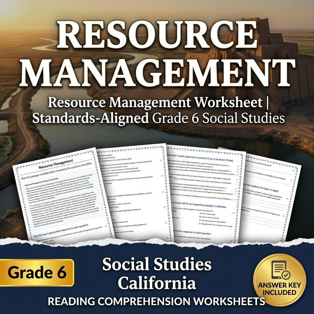 Grade 6 Social Studies | Early Civilizations & Agricultural Revolution Bundle — included worksheet 2