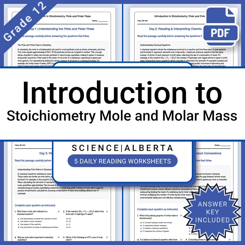 Grade 12 Science Full Year Bundle | Physics, Waves, Circuits — included worksheet 30