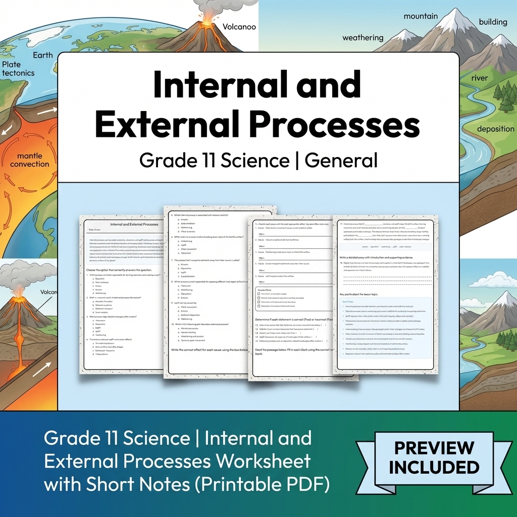 Grade 11 Science Modeling and Evidence Full-Year Bundle: General Framework — included worksheet 21