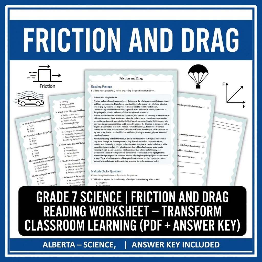Grade 7 Science Worksheet Pack | Energy, Matter & Ecosystem Concepts — included worksheet 35