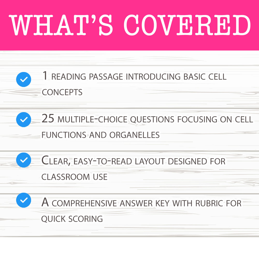 Grade 7 Science worksheet mcq paper worksheet — Grade 7 Science — Cell Overview Worksheet MCQ Practice PDF + Answer Key —…