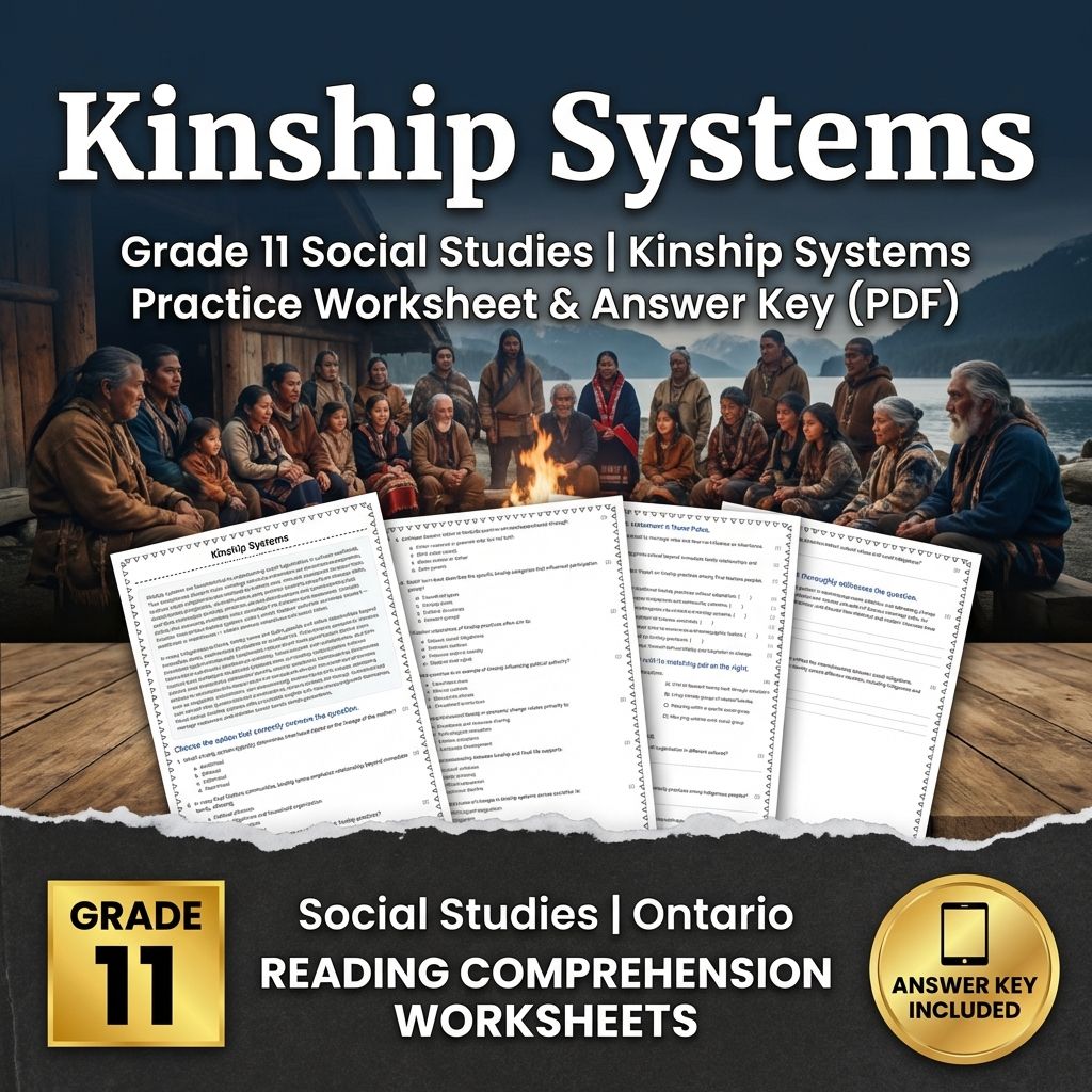 Grade 11 Social Studies Bundle – Critical Thinking & Analysis (PDF + Answer Key) — included worksheet 13