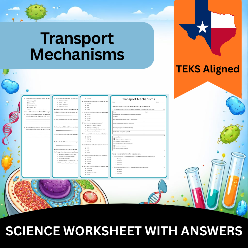 Grade 9 Science Worksheet Bundle – Comprehensive TEKS-Aligned Biology & Ecology Resources — included worksheet 32