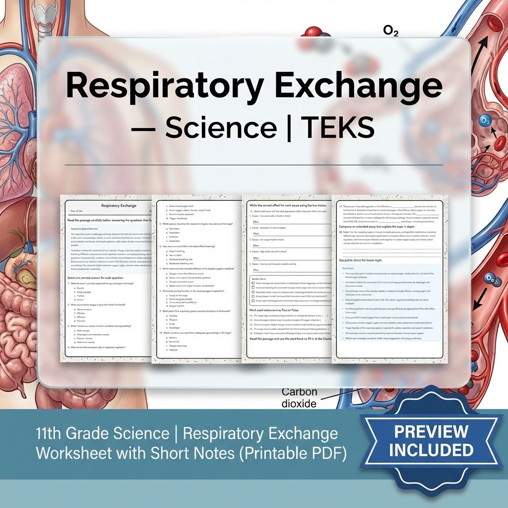 Grade 11 Science Worksheet Bundle | Genetics, Evolution & Human Body (PDF) — included worksheet 30