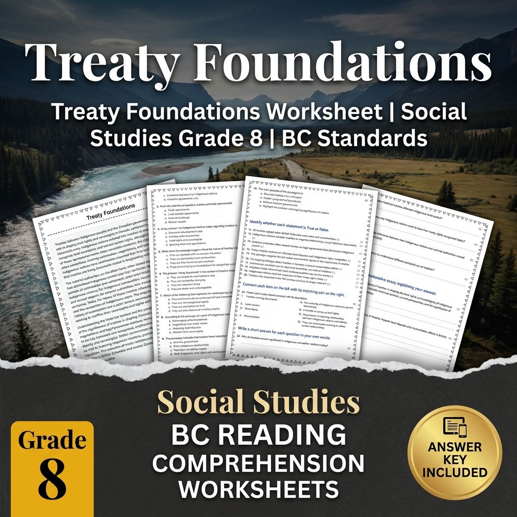 Grade 8 Social Studies | Indigenous Rights & Government Policies Bundle  — included worksheet 2