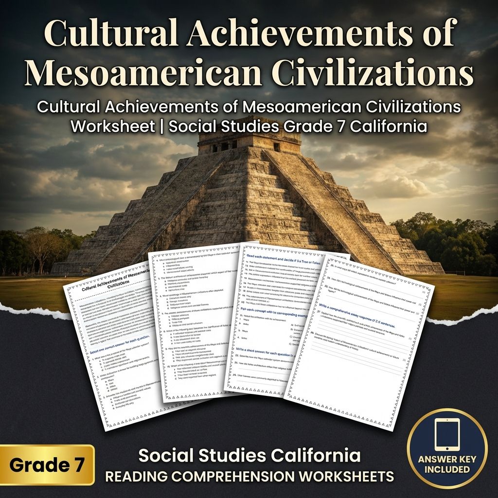 Cultural Achievements of Mesoamerican Civilizations | Social Studies Grade 7 