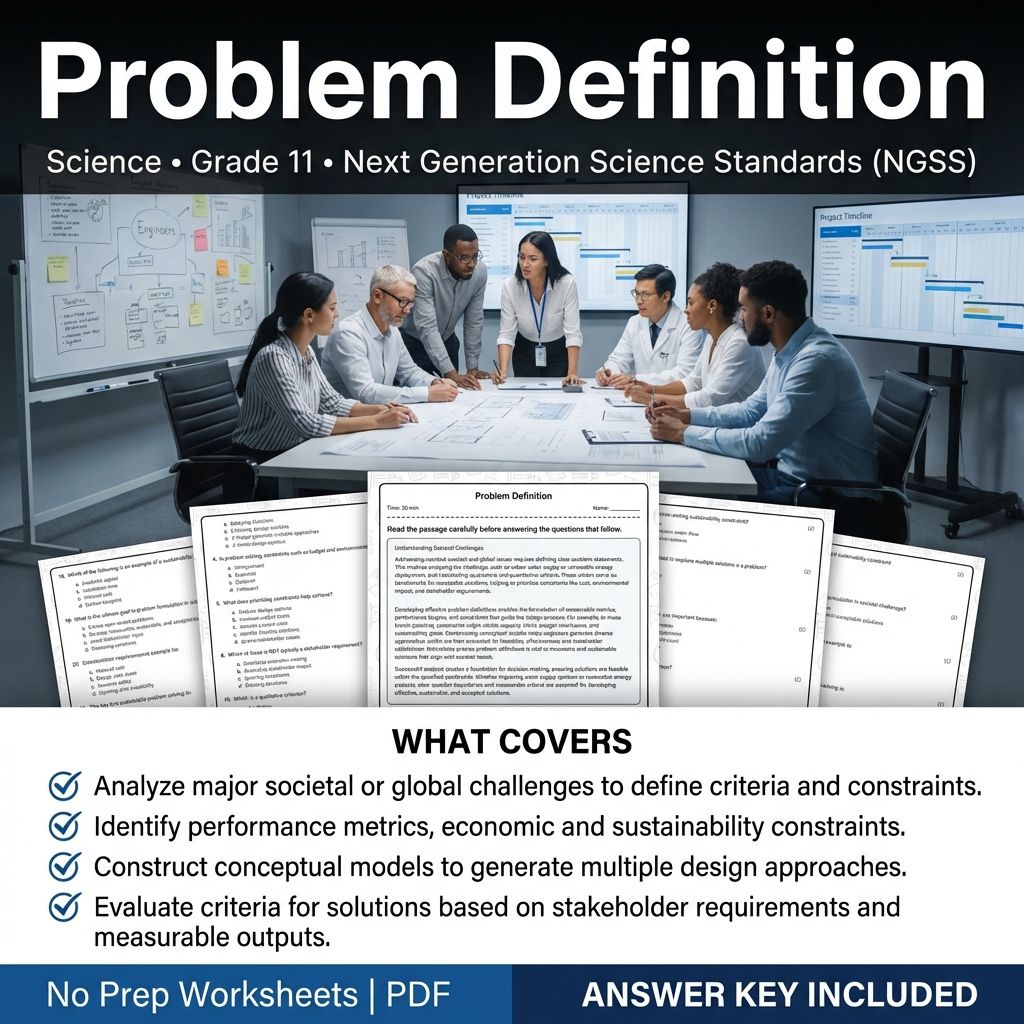 Grade 11 Science Worksheet Bundle|Cellular Processes,Chemistry,& Physics Support — included worksheet 28